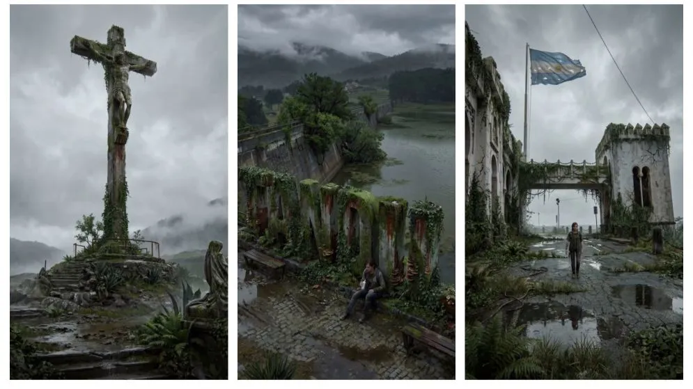 Una recreación digital muestra a Tandil en versión postapocalíptica