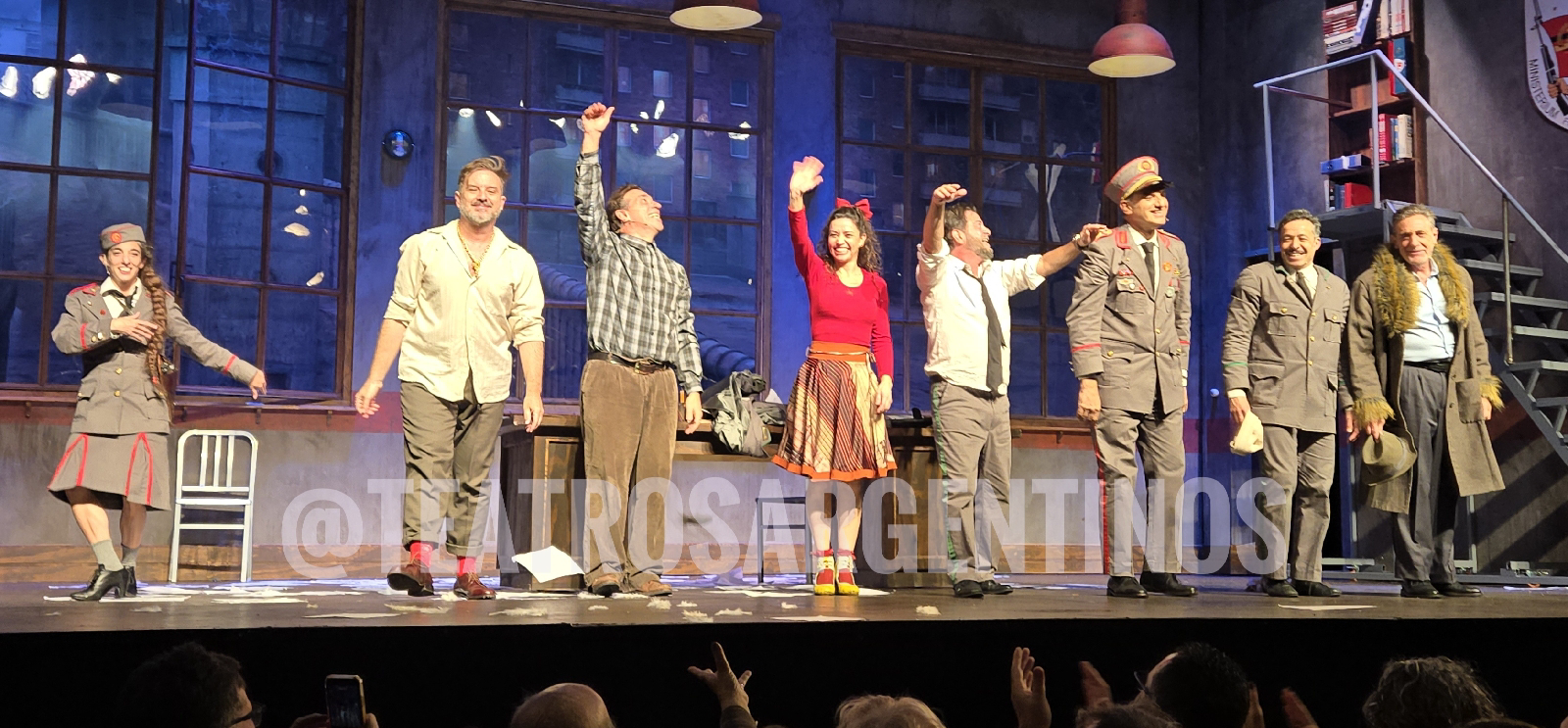Tandilenses brillan en “Berlín Berlín” en el Teatro Apolo