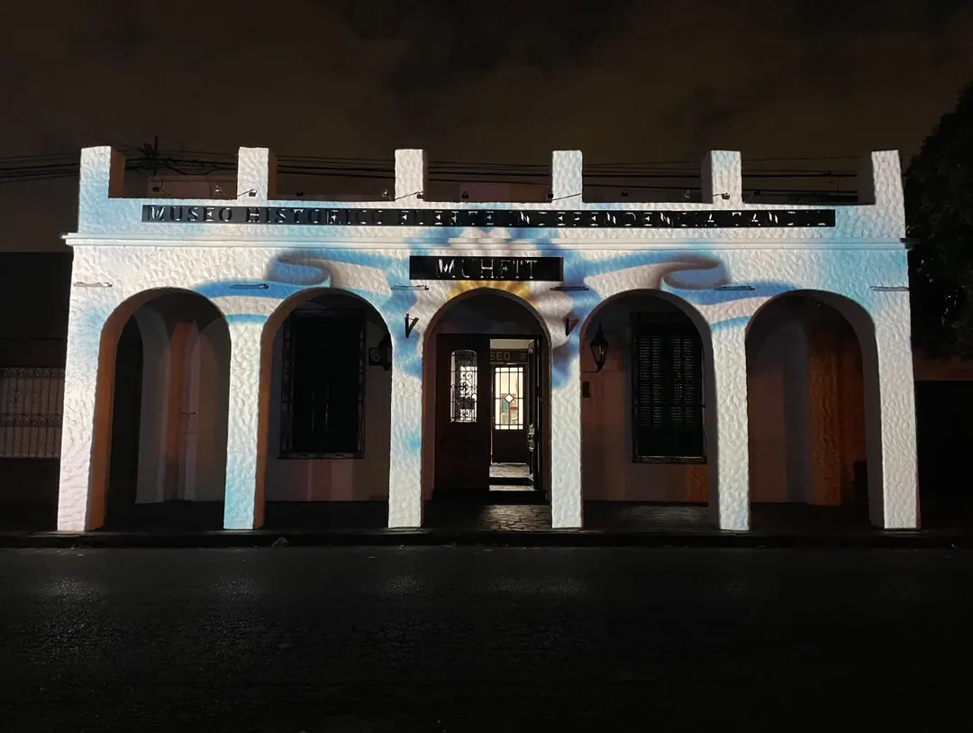 Mapping patrio en el Museo del Fuerte